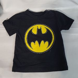 Batman Boys Black Graphic Short Sleeve T-Shirt Size 18M